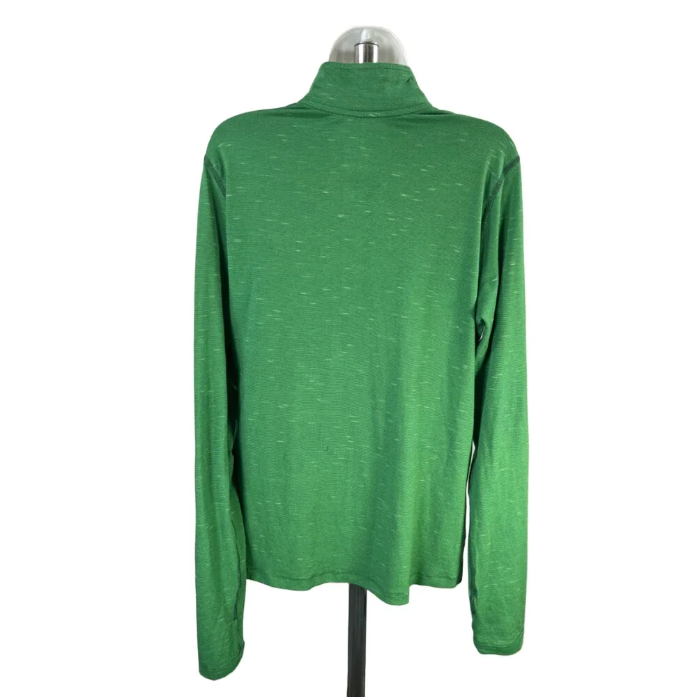 Nike Women's Green Michigan State University Long Sleeve Quarter Zip Jacket - XL